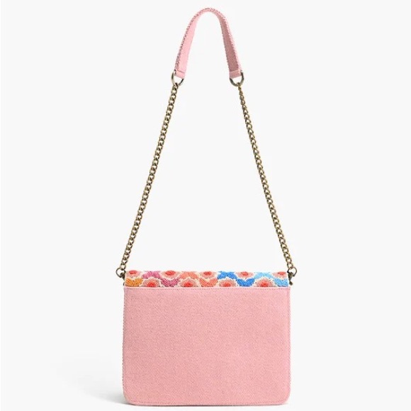 Beaded Handmade Colorful Floral Women's Bag - Picture 5 of 6